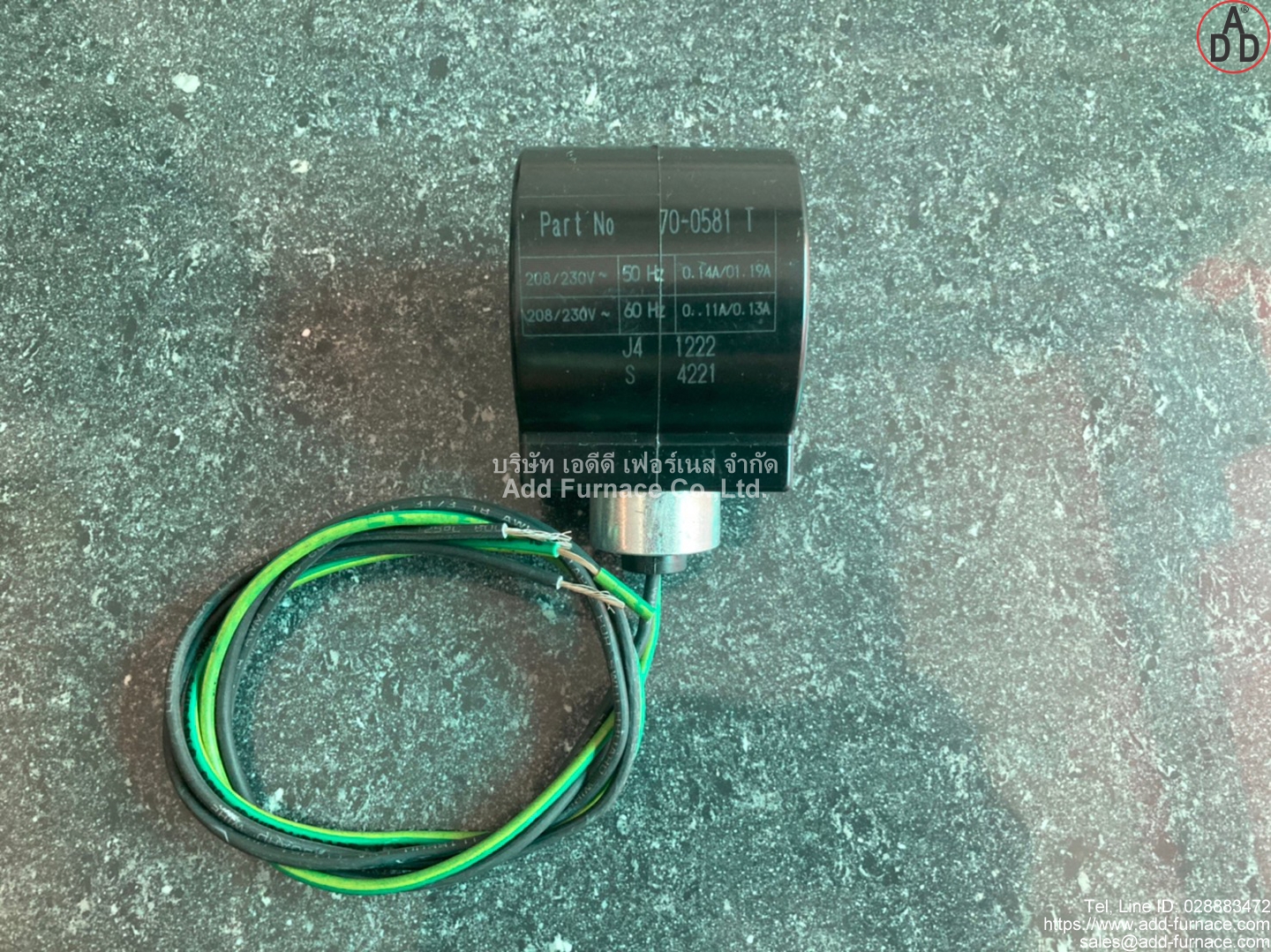 Type:solenoid-coil-part.no-70-0581-t (1)